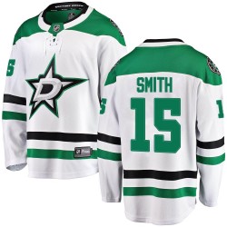 Bobby Smith Dallas Stars Men's Fanatics Branded White Breakaway Away Jersey
