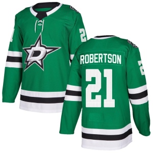 Jason Robertson Dallas Stars Men's Adidas Authentic Green Home Jersey