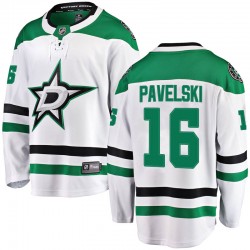 Joe Pavelski Dallas Stars Men's Fanatics Branded White Breakaway Away Jersey