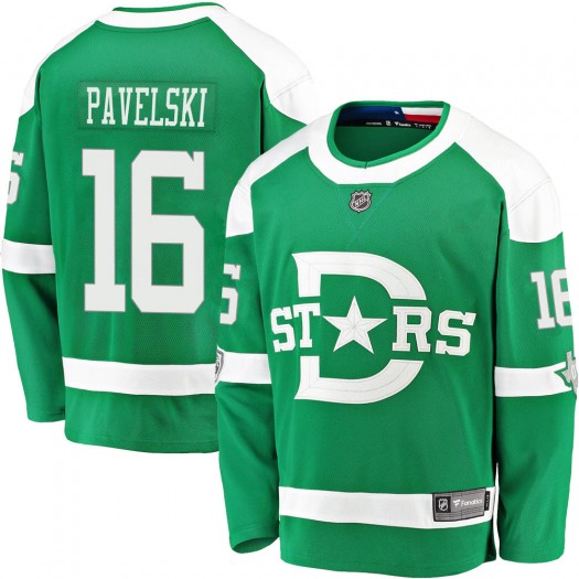 Joe Pavelski Dallas Stars Youth Fanatics Branded Green 2020 Winter Classic Breakaway Jersey